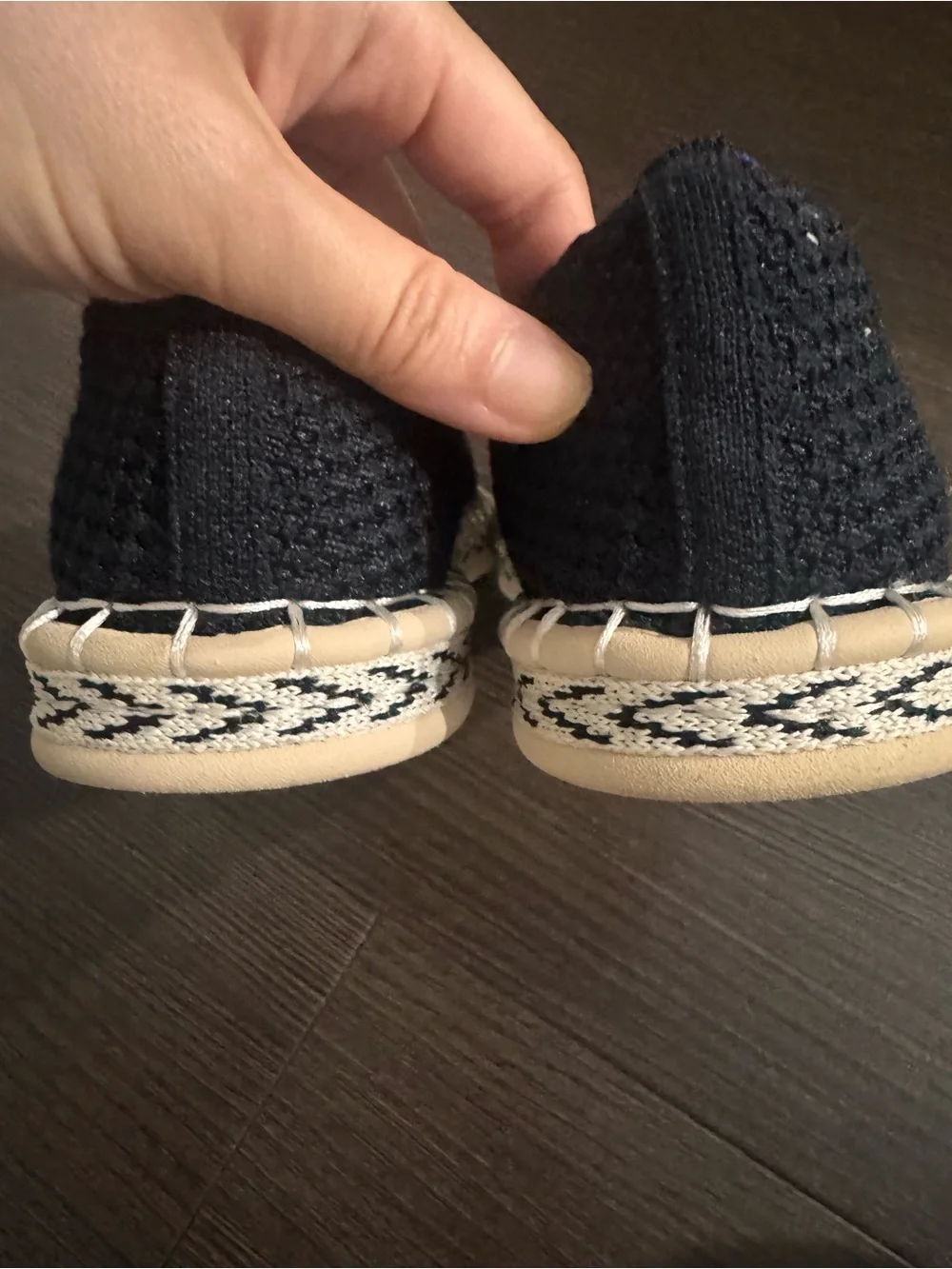 Rothy’s espadrille mary jane in black size 7